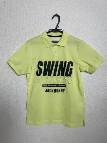 Jack Bunny SWING 피케 셔츠 사이즈 4 라이트 그린