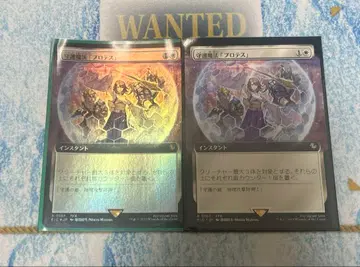 MTG FF 수호 마법 프로테스 확장 아트 foil nonfoil 2장