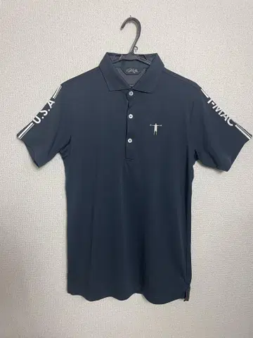 T-MAC 피케 셔츠 네이비 U.S.A. 디자인