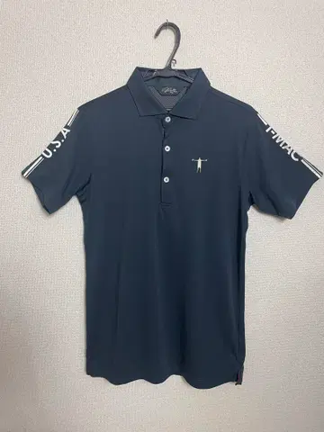 T-MAC 피케 셔츠 네이비 U.S.A. 디자인