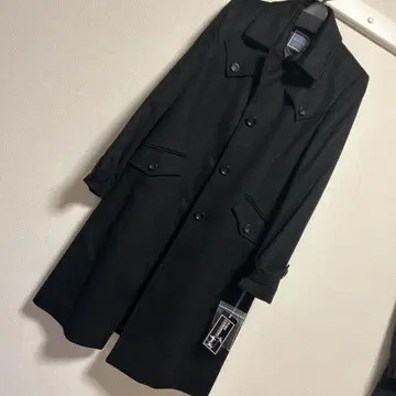 RULE 블랙 롱 코트