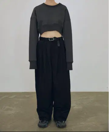 반올림 헴 팬츠 38