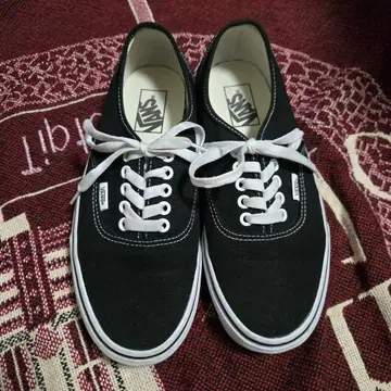 VANS 반스 오센틱 authentic 블랙 us 상자 없음