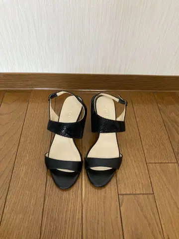 pitti 멋진 샌들(22.5cm) 블랙