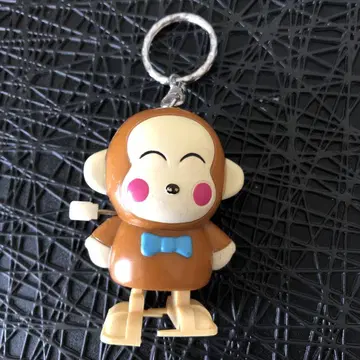 산리오 오사루노몬키치 태엽식 키링 1995년 제작 레트로 레어