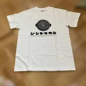징기스칸 로고 티셔츠 화이트 베이스 미사용 새상품