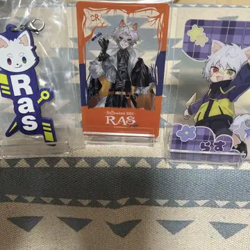 CR Ras 러버 키링 & 클리어 카드 세트