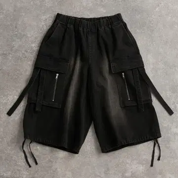 ADRER 파라슈트 숏 팬츠 블랙