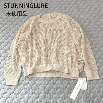 택 포함 미사용품 STUNNINGLURE 스턴닝 루어 메쉬 티셔츠