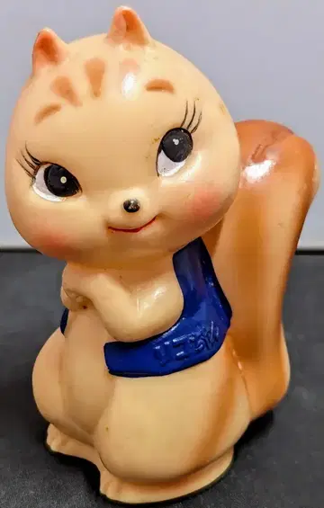 사이긴 저금통 리코짱 저금통/네이비 조끼/소형 사이즈/90mm