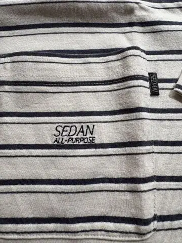 새상품급 2XL 사이즈 SEDAN ALL-PURPOSE 보더 티셔츠