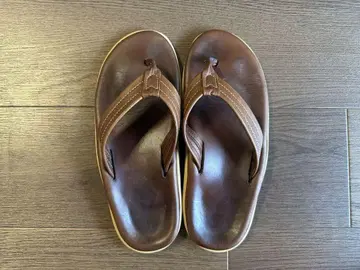 ISLAND SLIPPER 아일랜드 슬리퍼 샌들 브라운 사이즈 9
