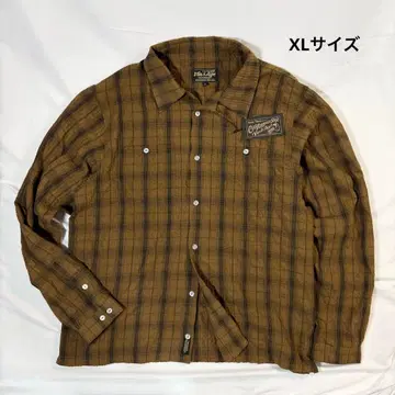 빈 앤 에이지 라이트 셔츠 브라운 XL 사이즈