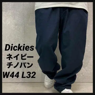 디키즈 빅 사이즈 네이비 치노 팬츠 워크 W44 L32