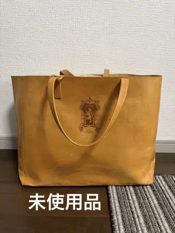 미사용 genten 체르키 올 가죽 토트백 내부 포켓 부착