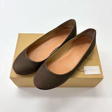 전시품 evam eva 천연 가죽 플랫 펌프스 24cm ~ 24.5cm