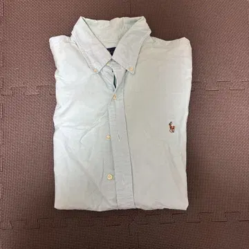 Ralph Lauren 옅은 스카이블루 버튼 다운 셔츠