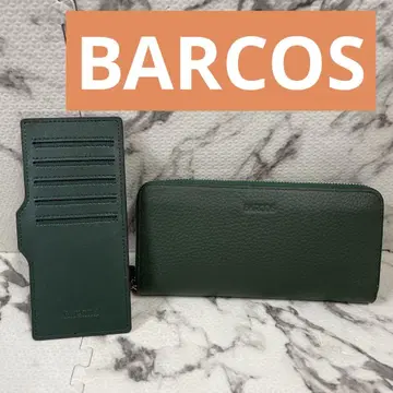 BARCOS 다크 그린 장지갑