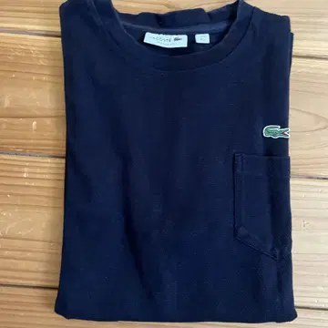 라코스테와 LACOSTE 네이비 티셔츠 L 사이즈 사슴