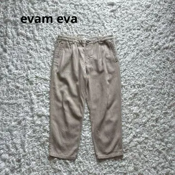 evam eva 린넨 팬츠 에붐에바