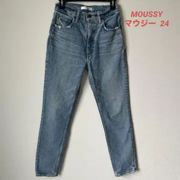 MOUSSY 마우지 010BSC12-0200 하이 웨스트 스트 24
