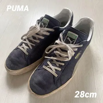 푸마 네이비 스웨이드 빈티지 스니커즈 28cm