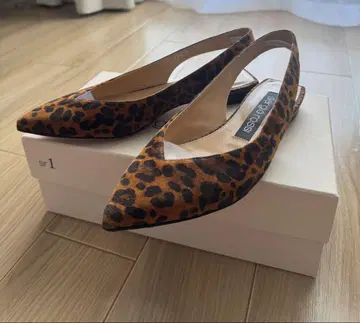 세르지오로시 sr1 레오파드 무늬 뮬 사이즈 37 .5 (24.5cm)
