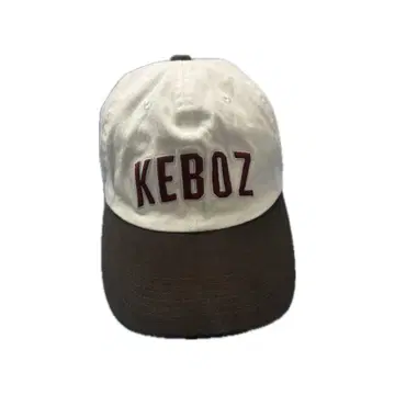 KEBOZ 케보즈 캡 모자 베이지 카키 스마일 로고 남녀 공용