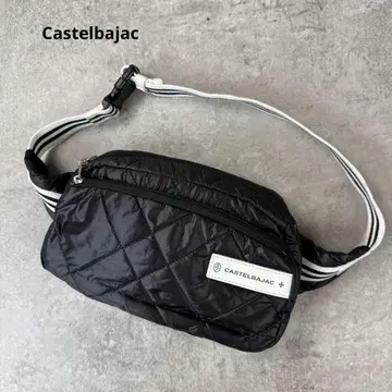 Castelbajac 까스텔바작 웨스트 파우치 백 화이트 블랙