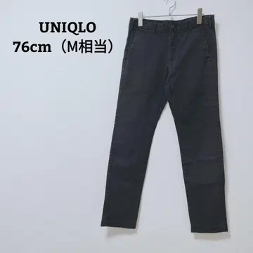유니클로 슬림 핏 치노 팬츠 테이퍼드 스트레치 허리 76 M