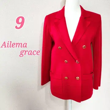 Ailema grace 레드 테일러드 자켓 사이즈 9 비즈니스 쇼와