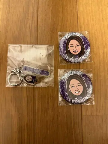 산프레체 히로시마 레지나 나카지마 요시노 키링 캔뱃지 2개 총 3개 세트