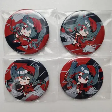 미사용 아트 오브 미쿠 ART OF MIKU 캔뱃지 4종 세트