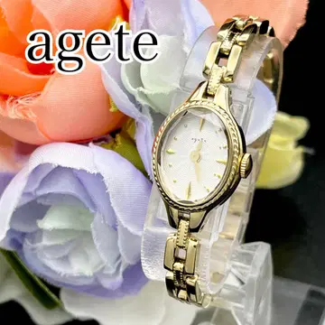 한정판 손목시계 agete 아가트 컷 유리 ANA G51