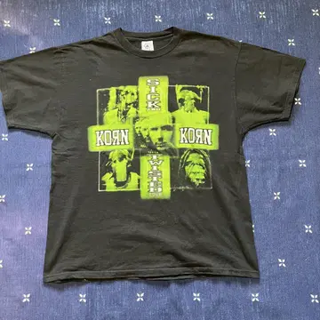 korn 콘 밴딩 티셔츠 USA제 XL