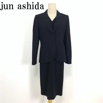 LA7341 준 아시다 울 긴팔 원피스 셋업 블랙 9