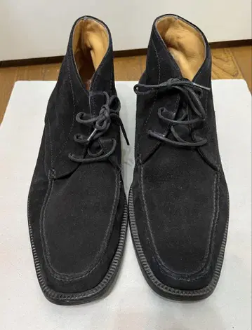 YANKO 얀코 처카 부츠 스웨이드 블랙 블랙