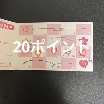 프리큐어 프리티 스토어 포인트 카드 20pt
