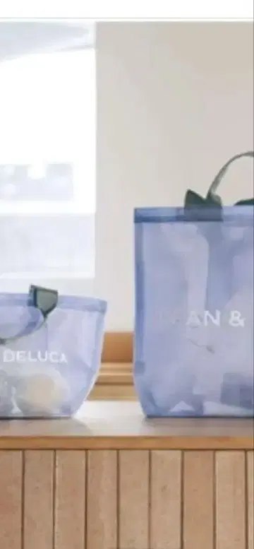 S.L 세트 DEAN&DELUCA 메쉬 토트백