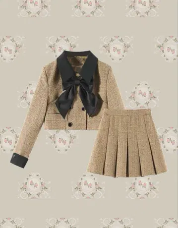 ELEGANT TWEED RIBBON 엘레강트 트위드 리본 세트