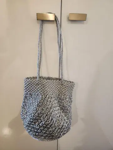 바그마티 METALIC BAG: 마크라메 백