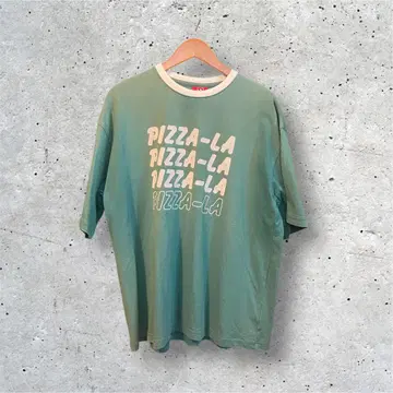PIZZA-LA 티셔츠 그린