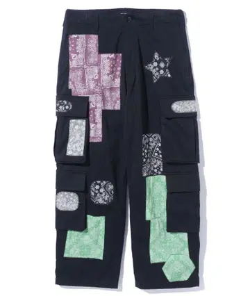 XLARGE 패치워크 카고 팬츠