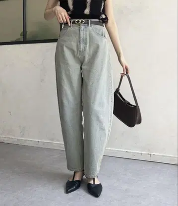 커브 데님 팬츠