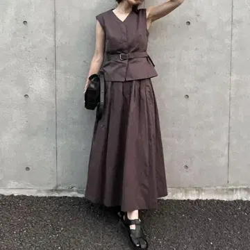 Mila Owen 미라 오웬 베스트 스커트 셋업 원피스