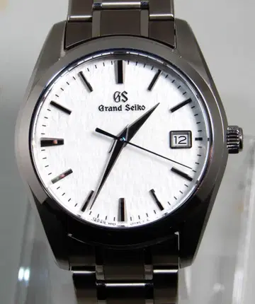 그랜드세이코 SBGX355 스노우 화이트 화이트 티타늄 37mm 쿼츠