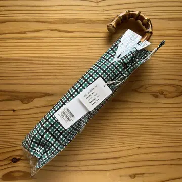 Bon Bon Store 터터 솔 체크 우천 겸용 접이식 우산