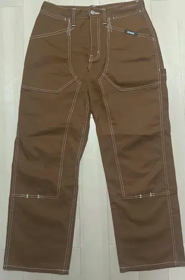 X-LARGE 더블니 팬츠 브라운 32 페인터 팬츠