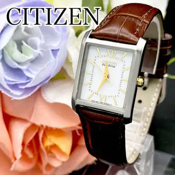 작동 손목시계 CITIZEN 시티즌 솔라 벨트 새상품 스퀘어 G54
