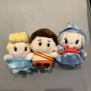 신데렐라 왕자 페어리 갓 마더 봉제 인형 세트